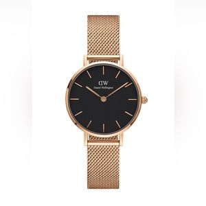 DANIEL WELLINGTON PETITE MELROSE ROSE GOLD WATCH 28mm